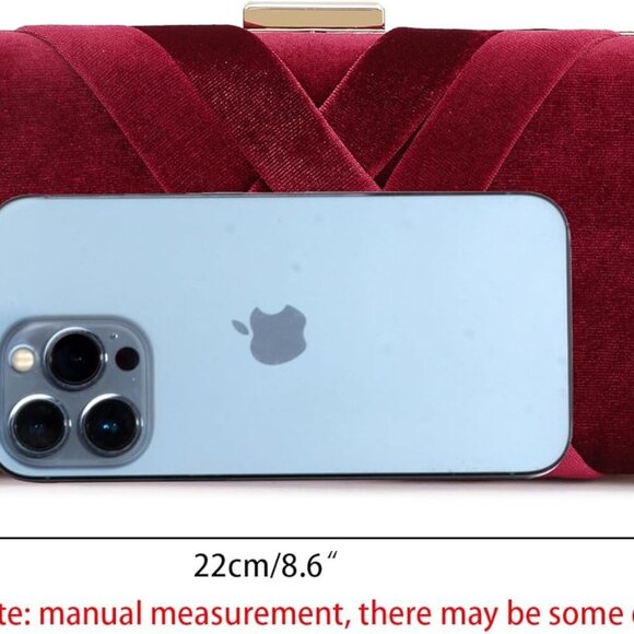 Women's Evening Handbag Clutch Bridal Purse for Wedding Prom Night Out Party - Picture 5 of 7